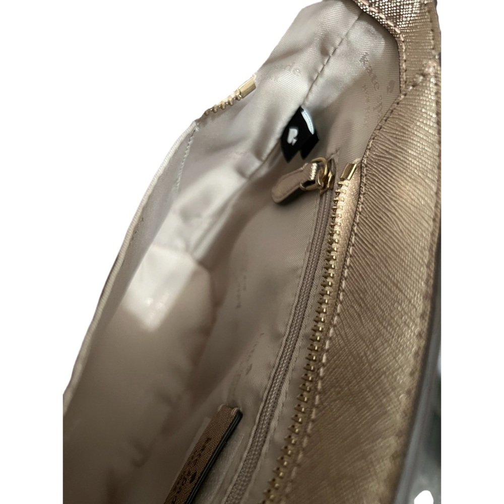 Kate Spade Glimmer Satchel in gold glitter fabric - Picture 3 of 10